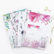 9 шт./компл. мультфильм 3 обволакивает+ 6 листов Письмо бумага цветок листья конверт для бумажного письма набор канцелярских принадлежностей школьные принадлежности