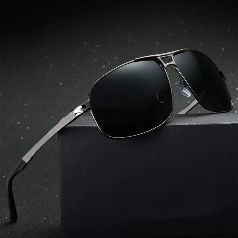 

BAOLANG Sunglasses Men Polarized Sun glasses For Outdoor sports Driving Fishing Glasses Metal Frame Vintage Sun Glasses Mirror