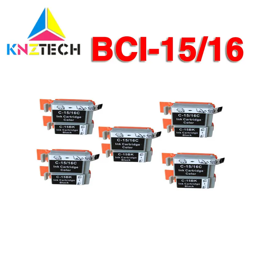 Bci15 Bci16 Bci-15 Bci15 Bci-15Bk Bci-16 C-15/16 Cartucce D'Inchiostro Sostituire Per Canon I70 I80 Selphy Ds700 Ds810 Pixma Ip90 Mini220