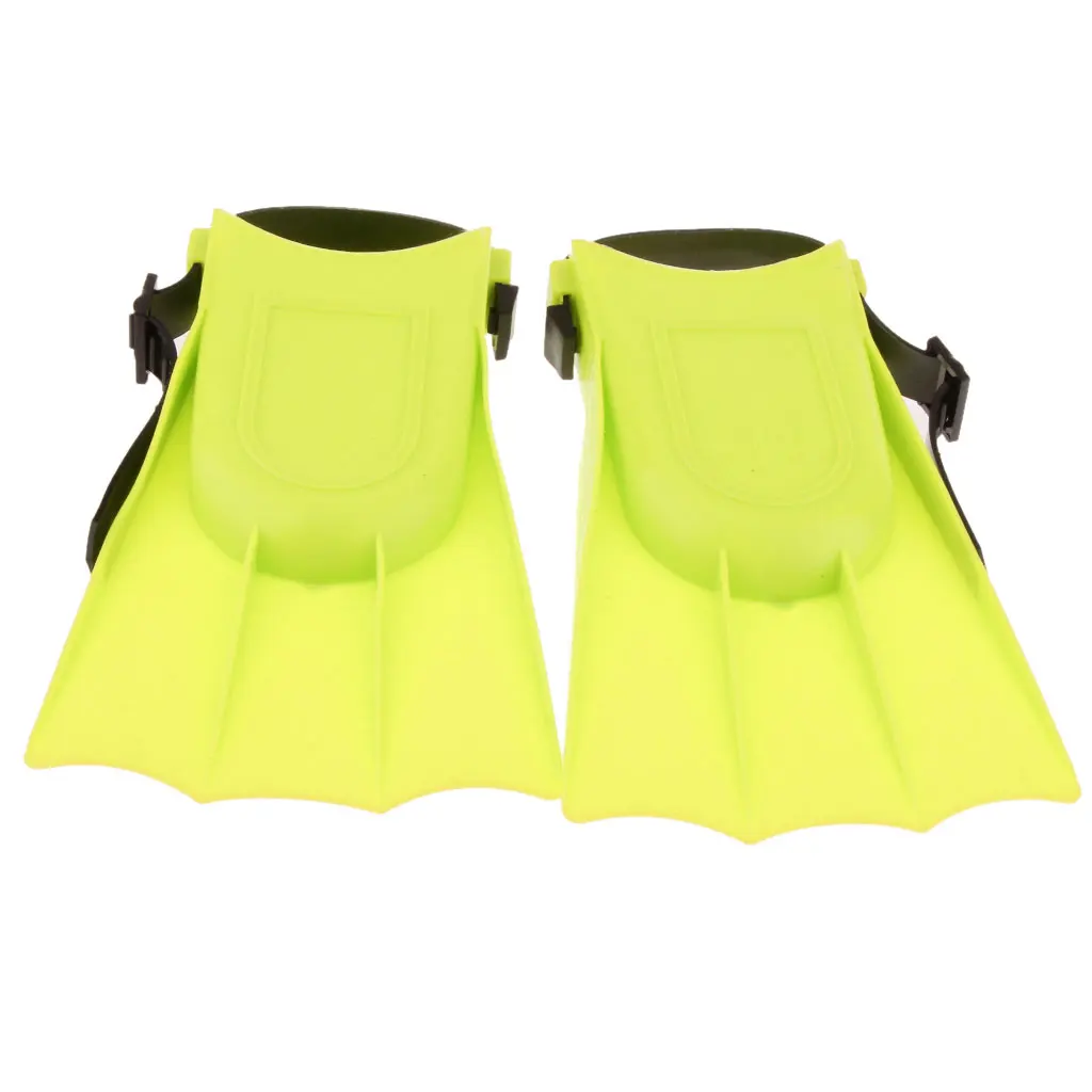 2 Pairs Mens Womens Water Sports Swimming Pool Diving Training Fins Flippers Swim Training Fins Swim Equipment
