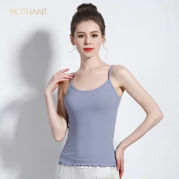 

New ladies summer slings Threaded versatile sling vests comfortable breathable good fashion elegant women's clothing