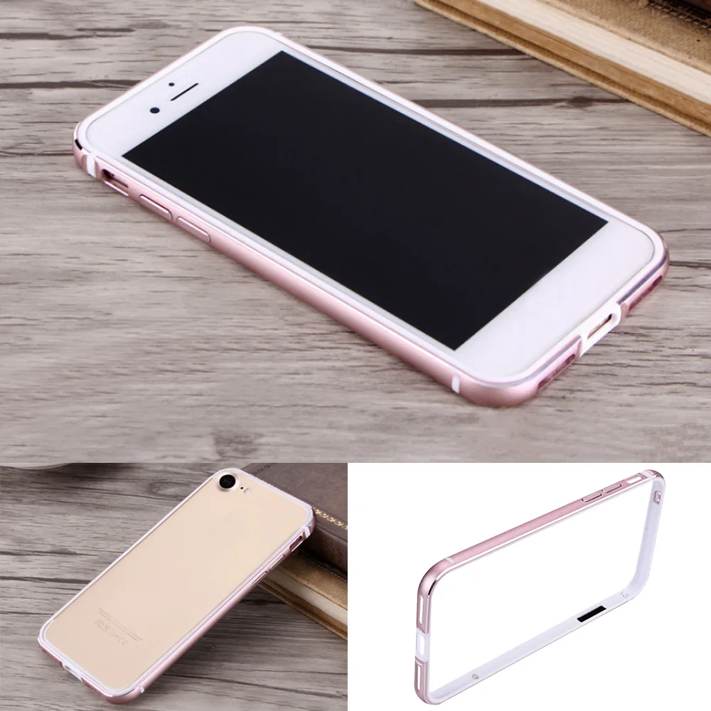 Besegad силиконовая алюминиевая защитная рамка чехол бампер для iphone 7 8 4,7 дюймов iphone 7 Plus iphone 8 plus 5,5 дюймов гаджеты