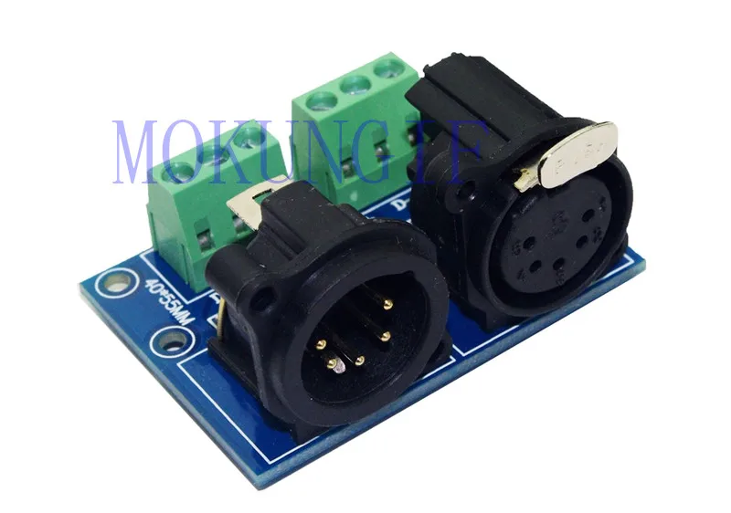 Разъем реле DMX512 20 шт. разъем 3 pin адаптер 5pin XLR 3P на 5 ядер контроллер для DMX