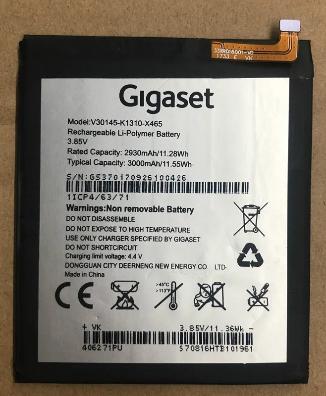

NEW Original V30145-K1310-X465 Battery For Gigaset V30145-K1310-X465 Batterie Bateria Accumulator 3000mAh battery