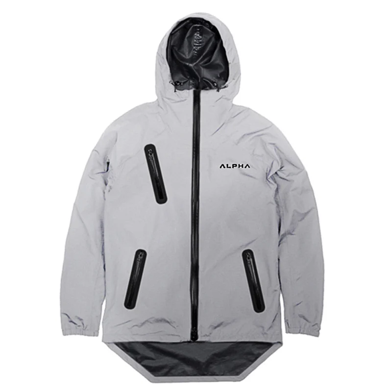 

Windbreaker Spring New Fashion Zip PocketsWaterproof Mens Coat Top 2018 Mens Jacke Outdoor activities Coats Jacket