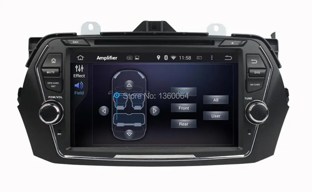 Sale Quad Core 1024*600 HD Android 5.1.1 Car DVD GPS For SUZUKI CIAZ 2015 with Stereo Radio Head unit WIFI 4G DVR 1.6Ghz CPU/16G Nand 7
