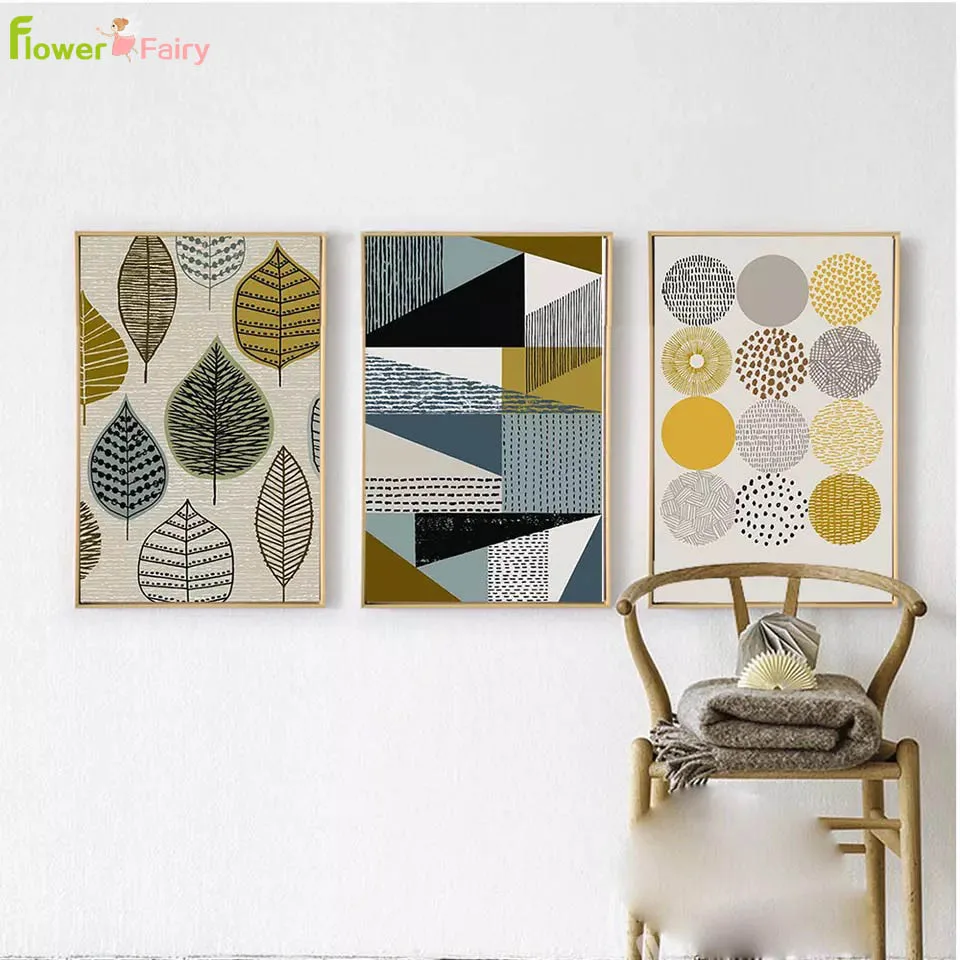 Abstract Geometric Canvas Painting Nordic Posters Picture For Living Room Wall Art Pictures Prints Home Decor Gift Unframed