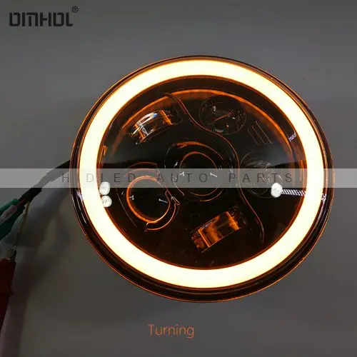 6 LEDs 7 inch new headlights for Jeep 4