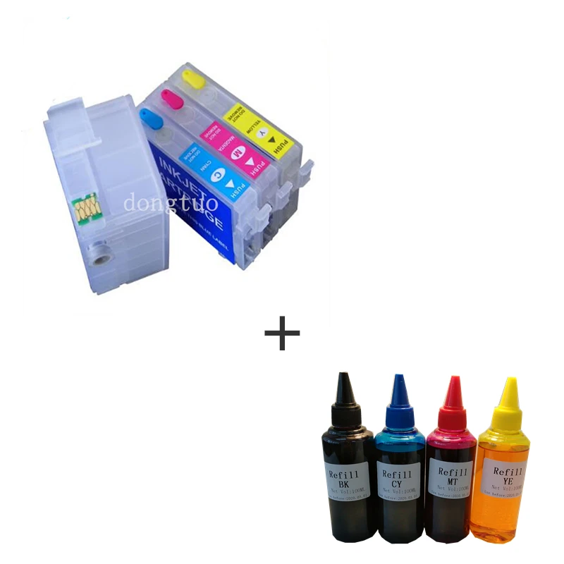 

Refillable ink cartridge 27 T27 T2711 for EPSON WF-7610 WF-7610DWF WF-7620 WF-7620DTWF WF 7610 7620 WF7610 WF7620 inkjet printer