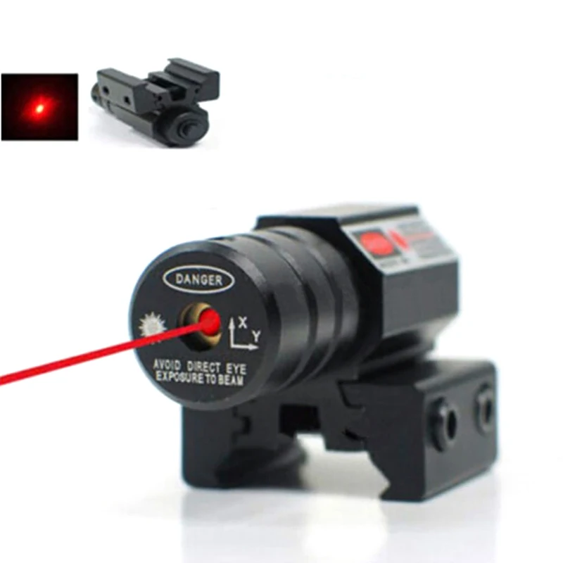 Тактическая, для охоты, для ружья запчасти компактная съемка красный точечный Лазер лазерный видеоискатель длина волны 835-655 мм Лазерный