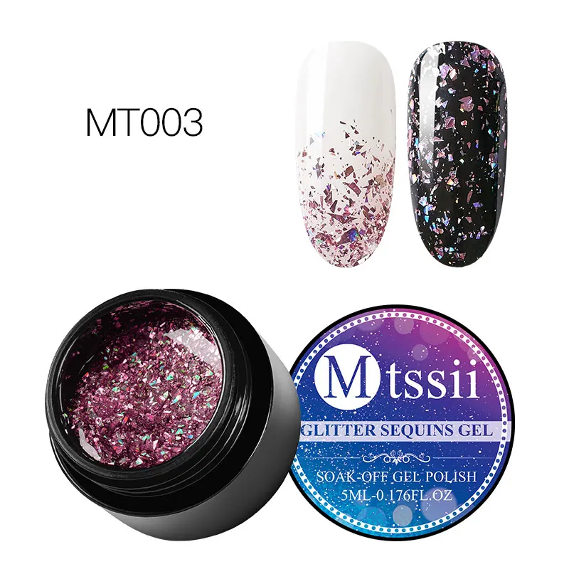 Mtssii блеск для губ Хамелеон Гель-лак UV Soak Off Nail Art Лак Стойкий цвет покрытие живопись гель 5 мл гель для ногтей с блестками лак - Цвет: S03061