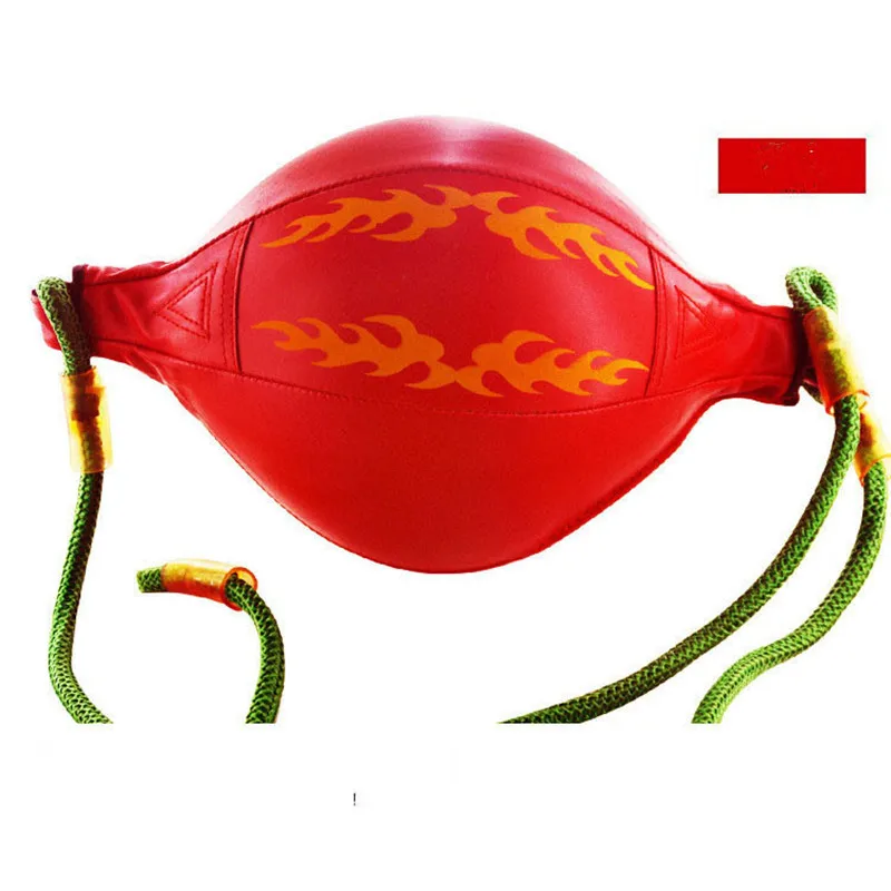 Профессиональный мяч на резинке для боксирования подвеска мяч для бокса боксерская груша боевой эластичный мяч - Цвет: Красный