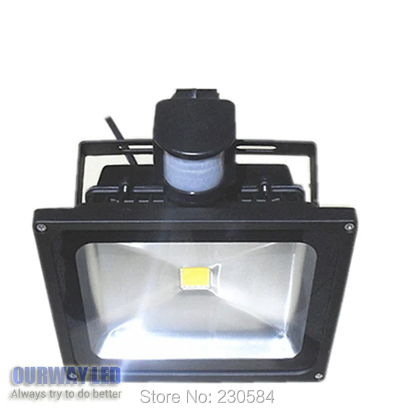 

180 degree wide detection range 20w 30w led motion sensor floodlight super bright 100lm/w waterproof security lamp
