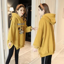 2017 autumn and winter Korean fashion loose pregnant women sweater shirt pregnant women sweater coat