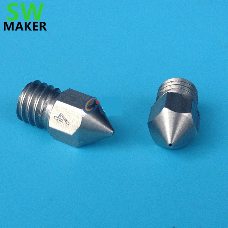 SWMAKER 1 шт. Mk7 Mk8 0 4 мм Насадка из нержавеющей стали Экструзионная головка Ender-3 Makebot MK8