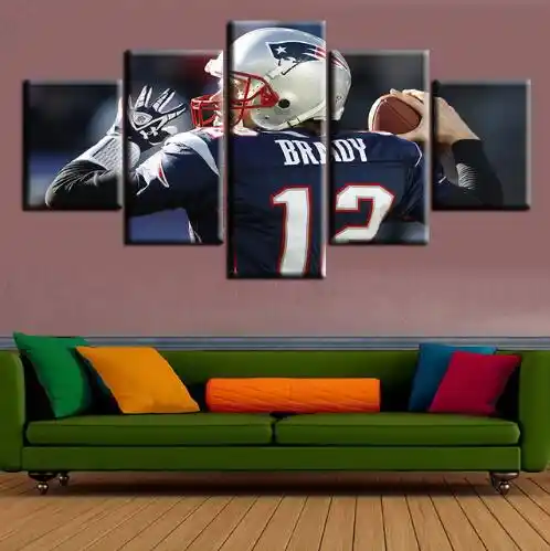 Hd Printed 5 Piece Canvas Painting Green Bay Packers Home Decor Hd Printed 5 Piece Canvas Painting