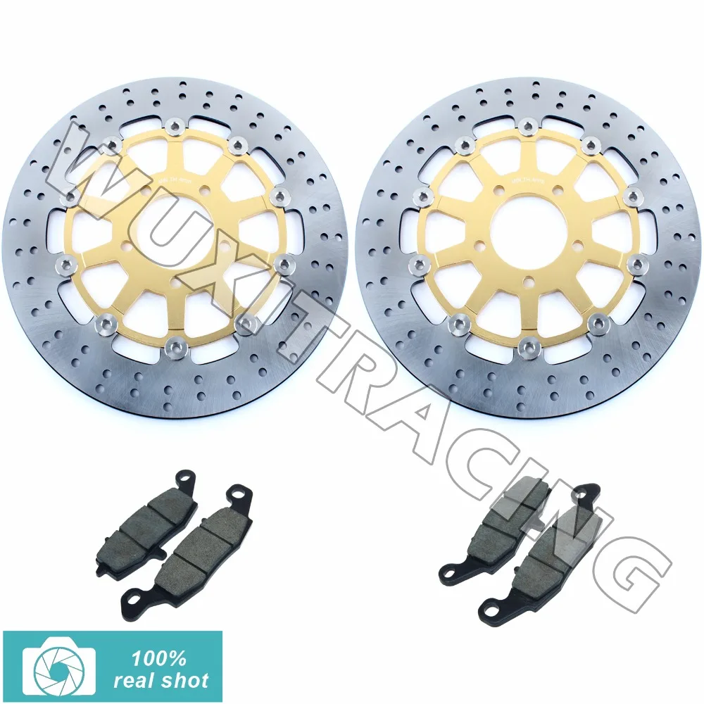 

Front Brake Discs Rotors +Brake Pads for SUZUKI DL650 DL1000 DL 650 1000 V STROM 2002 2003 2004 2005 2006 2007 2008 2009 02-09