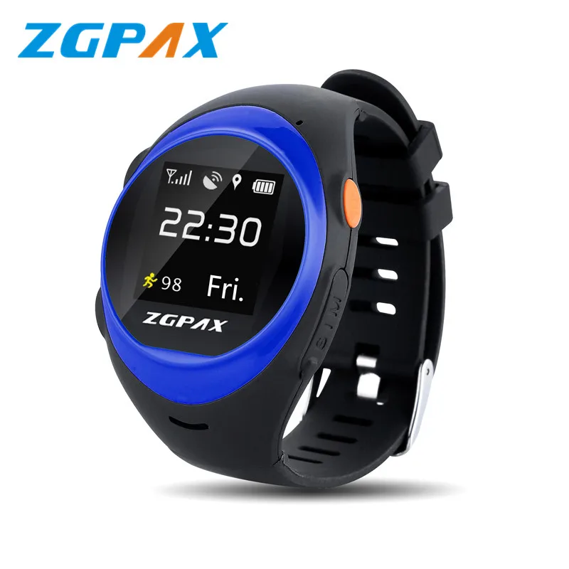 

ZGPAX S888 Anti Failing Alarm Smart Watch Tracker Elder GPS Tracking Smartwatch For Man Woman Kids Compatible For iOS Android