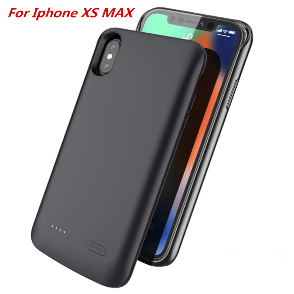 Koop 6000 mah Voor Iphone XS MAX Batterij Oplader Case Smart Audio uitgang Batterij Cover Power Bank Voor Iphone XS MAX batterij Case
