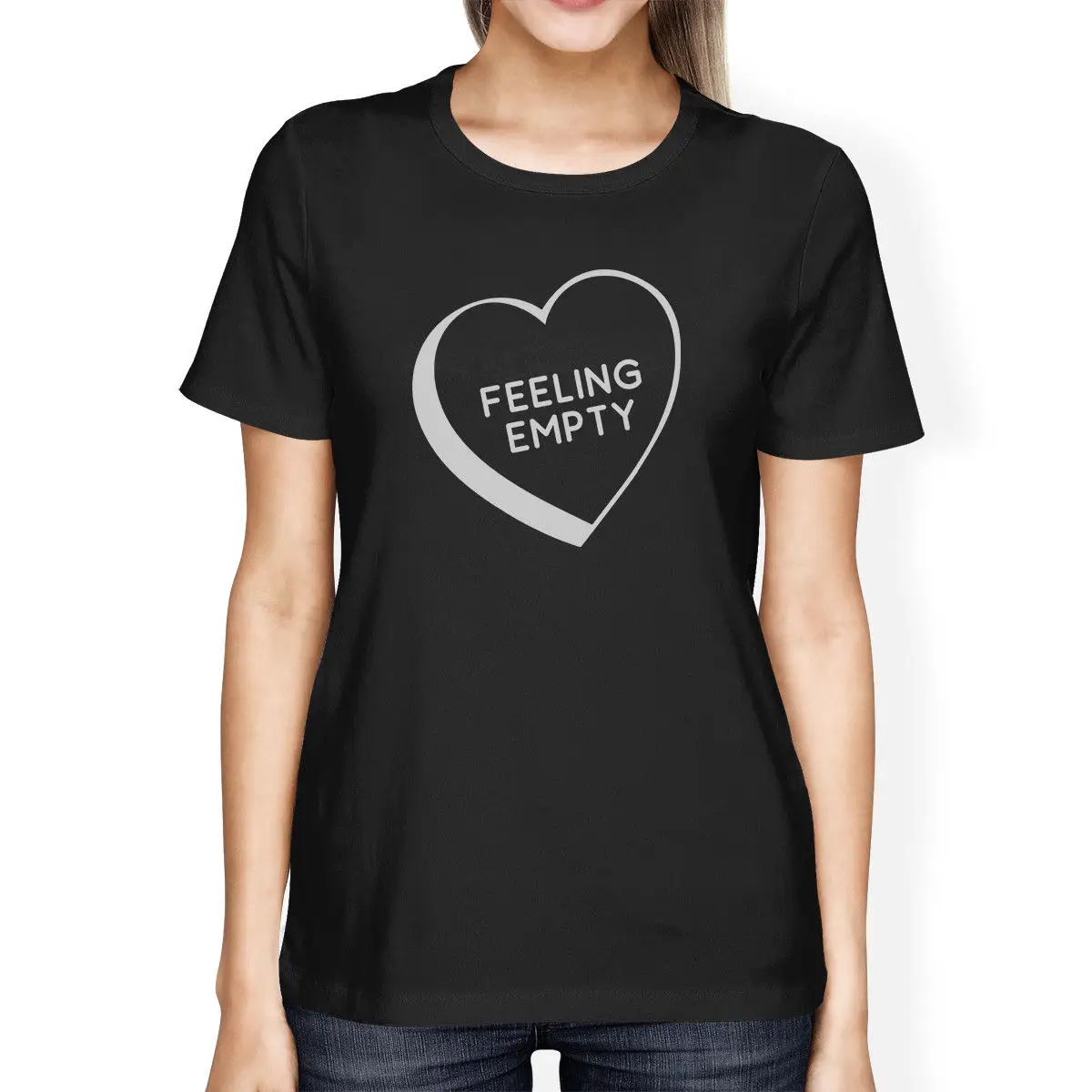 Женская футболка с коротким рукавом принтом сердца|women t-shirt|middle aget shirt |