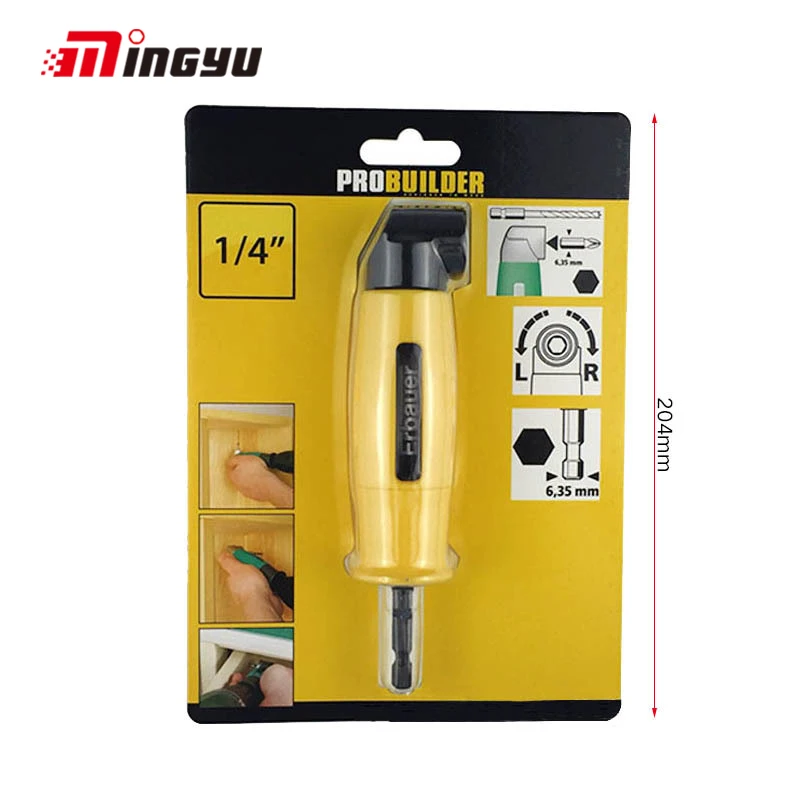 

90-degree Bit Turning Device Angle Adapter Electric Drill Chuck Right Universal Bit Corner Screwdriver Corner Easily Locks