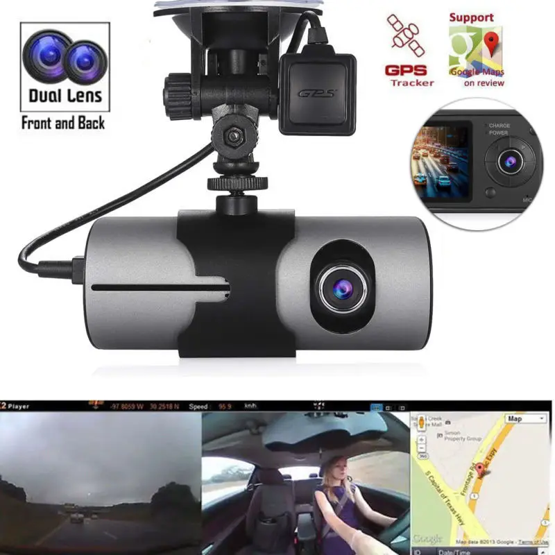 

HD 720P 140 Degree Angle Lens Dashboard Camera Car DVR Dash Cam Rearview Video Recorder Parking Monitor With GPS G-Sensor
