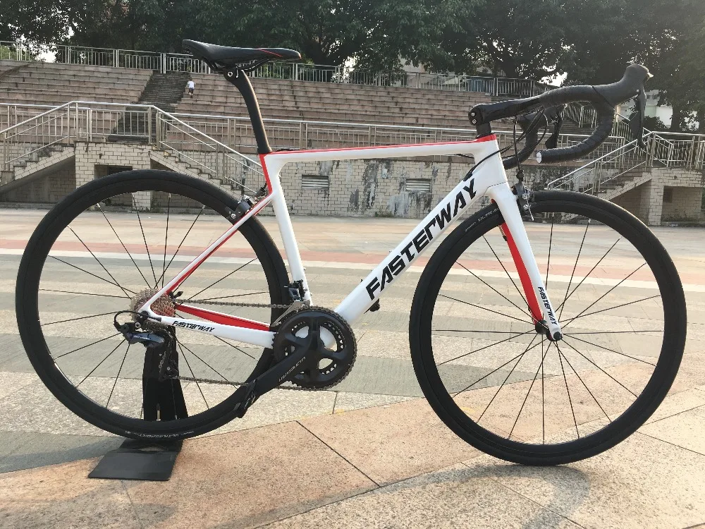 Sale 700C carbon Road Complete Bike 22 Speed 105 5800 Groupset TAIWAN brand light blue sky FASTERWAY CLASSIC D brake 49/52/54/56/58 38 Sale 700C carbon Road Complete Bike 22 Speed 105 5800 Groupset TAIWAN brand light blue sky FASTERWAY CLASSIC D brake 49/52/54/56/58 38