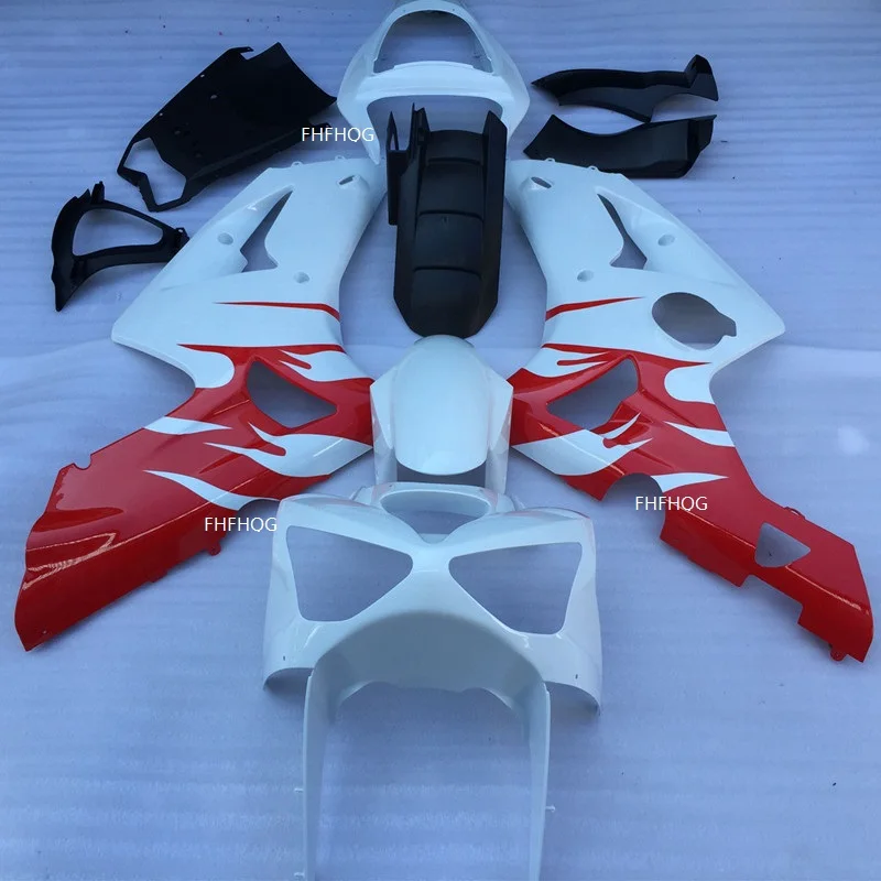 

Motorbike Mold For Kawasaki NINJA ZX6R 2003 - 2004 Bodywork Injection ABS Fairing Kits NINJA ZX 6R 03 04 White black Red