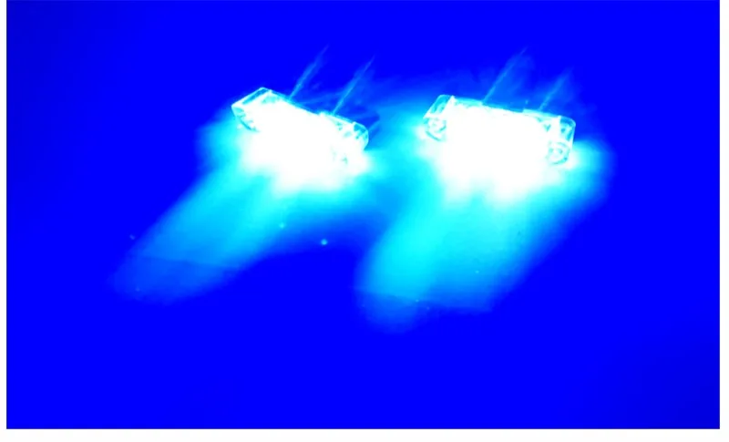 Горячая Распродажа 12V 2X2 4LED высокое Яркость красные синие огни для полицейской