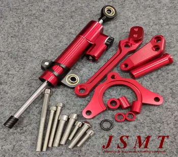 

Motorcycle shock absorber direction damper bracket steering buffer draw ruler titanium size suitable for kawasaki Z900 2017 2018