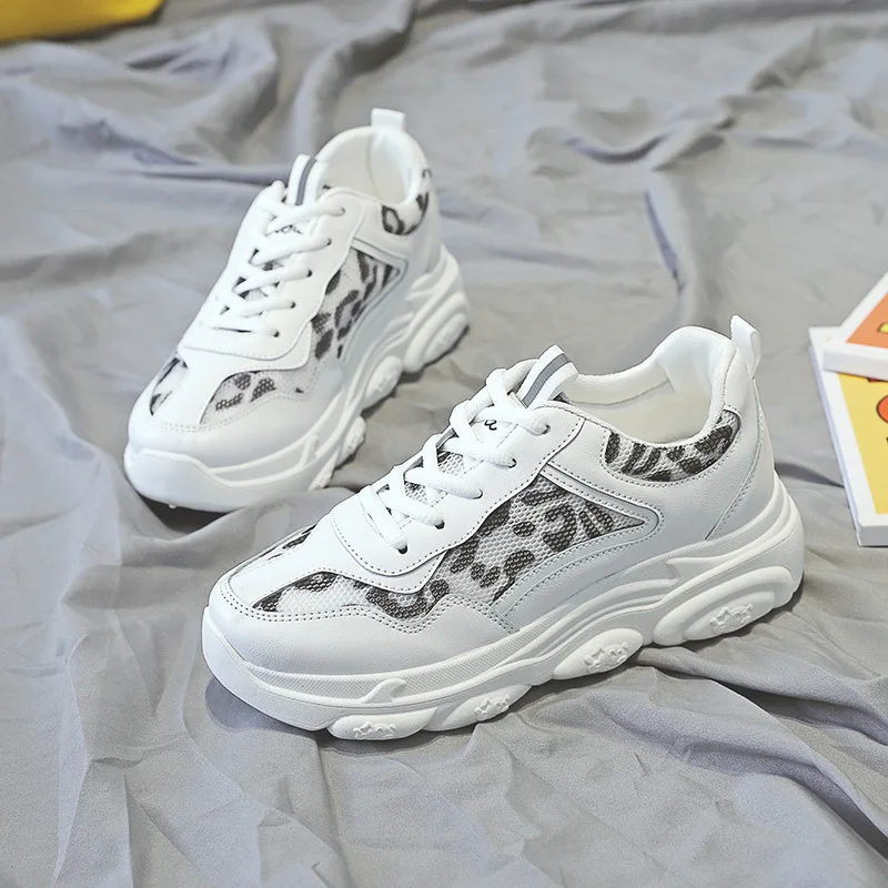 2019 Network Noodles Ventilation Piggy Shoe Woman Ins Leisure Sneakers Woman Zapatos De Mujer Women Platform Ladies Shoes