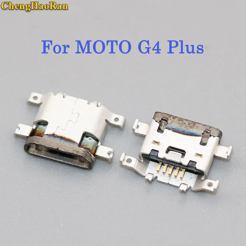 Chenghaoran 5pcs For Moto G4 Plus Xt1641 Xt1644 Brand New Micro Mini Usb Jack Socket Connector Charging Port Dock 5 Pin - Connectors - AliExpress