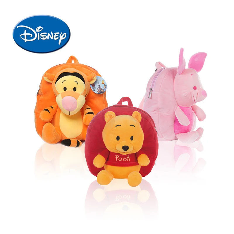 Disney Backpack Cartoon Children Schoolbag for Kids Winnie The Pooh