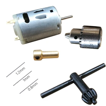 

Mini DC 12V Electric Hand Drill Motor PCB Press Drilling Compact Set 0.5-3mm Twist Bits 0.3-4mm JT0 Chucks Tool
