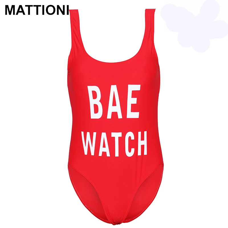 MATTIONI 2017 Sexy Women Bikinis Vests Sports Style BAE Letters