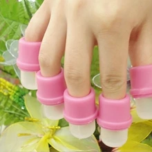 Лучший материал 10 шт./компл. розовый удалитель Замачивание шапочка для ванной DIY салон Искусство Красота носимый инструмент для ухода за ногтями