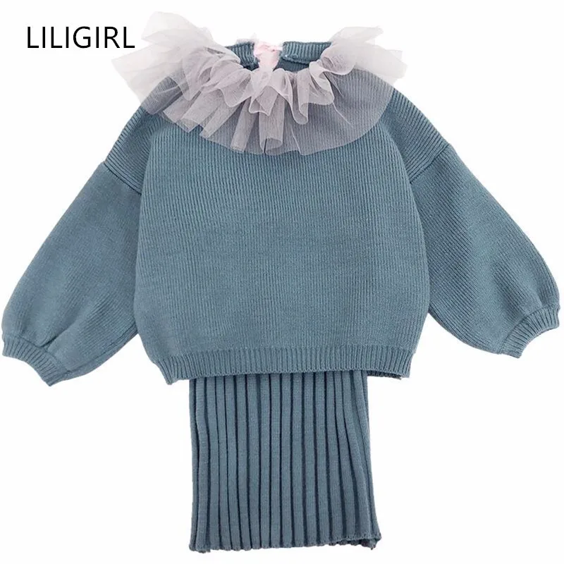 LILIGIRL комплект одежды для девочек высококачественная одежда детей осень 2020 новый
