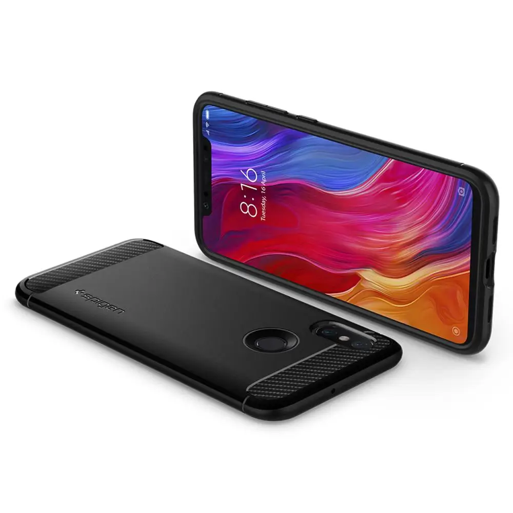 Spigen Xiaomi Mi 8 чехол для тяжелых условий эксплуатации черный S11CS23359