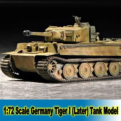 

1:72 Scale Tank Model Germany Tiger (Later TYPE ) Assembly Tank Model Building Kits DIY Tank Collection 07244
