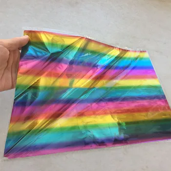 

Chzimade 50Pcs/lot Rainbow Color A4 Size Hot Stamping Foil Paper 20x29cm Transfer On Elegance Laser Printer Diy Craft Paper