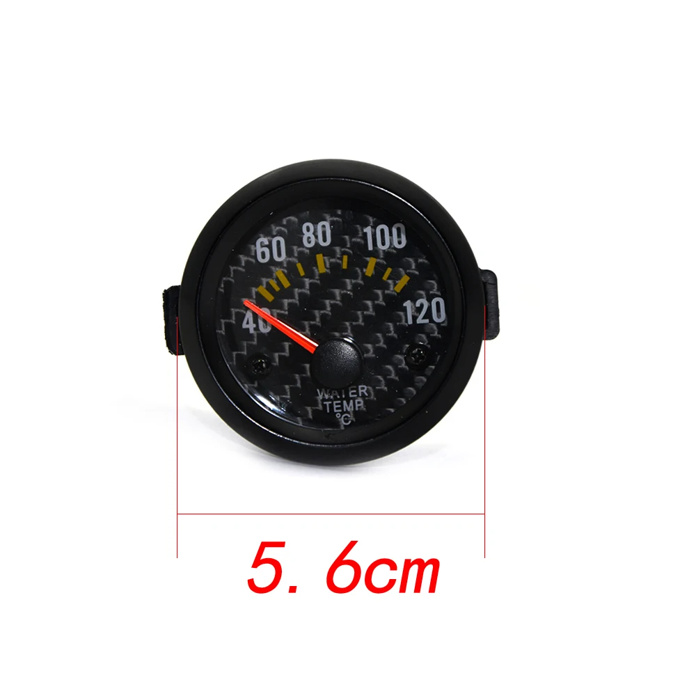 2" 52mm Carbon Fibre Face Black Rim Boost bar gauge/psi/water temp/oil temp/oil press/volts/tachometer/vacuum/ gauge pods