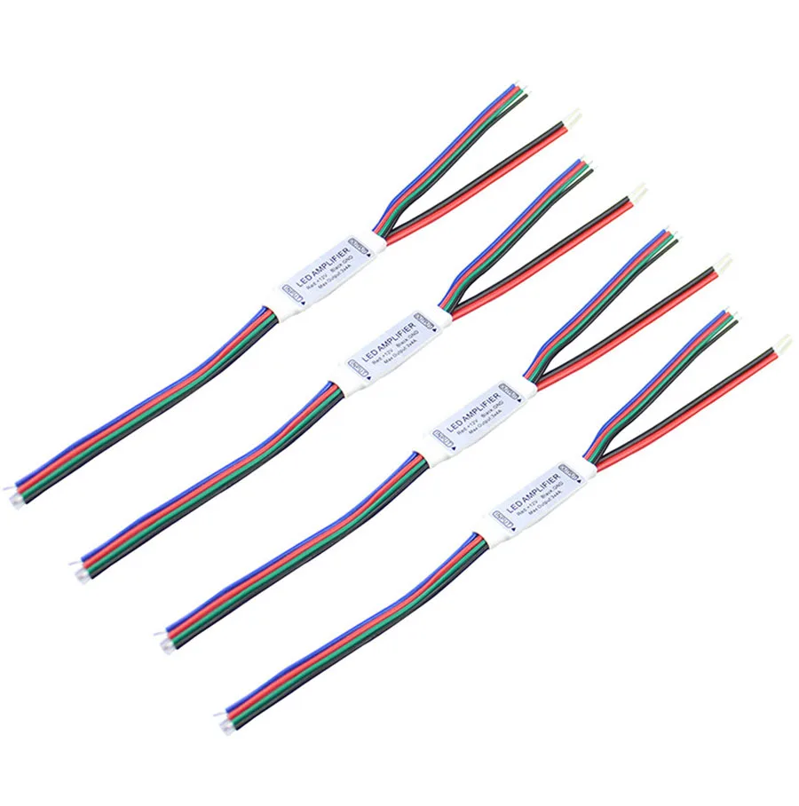 

5PCS/Lot RGB LED Strip Signal Amplifier 12V 12A 144W LED Controller For 5050 3528 RGB LED Strip Light