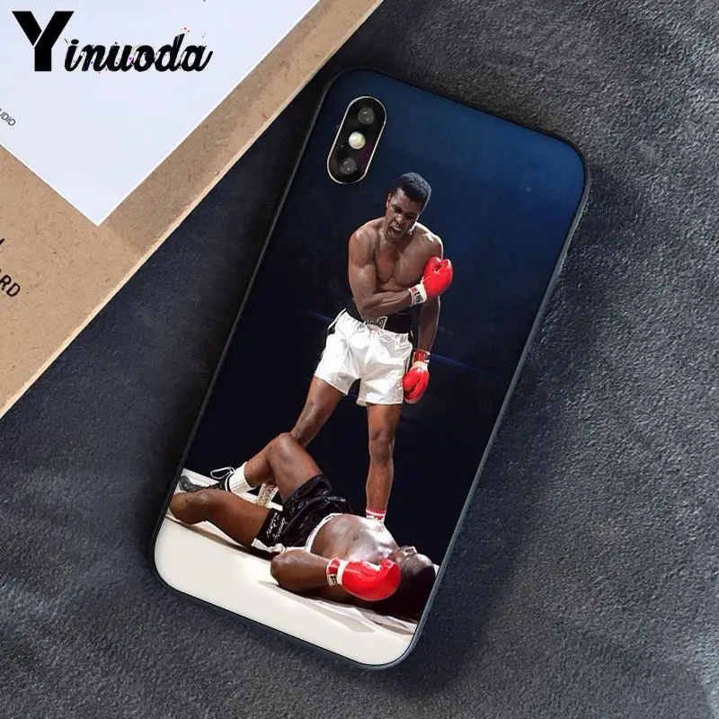 Yinuoda Muhammad Ali бокс Чемпион Новинка чехол для телефона Fundas чехол для iPhone 8 7 6 6S 6Plus X XS MAX 5 5S SE XR Fundas Capa