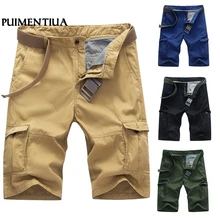 Pui мужские tiua летние мужские спортивные шорты Карго свободные шорты для пробежек, пробежек, тренировок, занятий спортом с несколькими карманами, тренировки, пляжные шорты