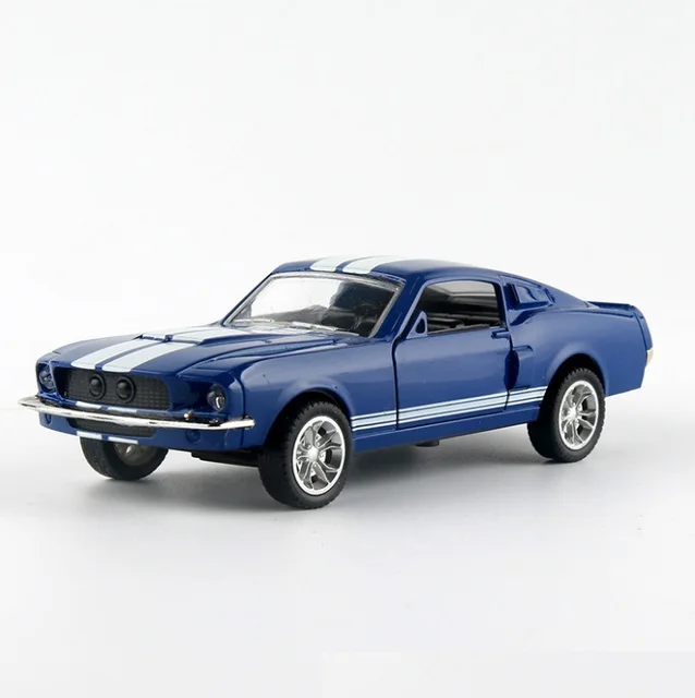 Ford Mustang GT 1967 GT500 Return Alloy Car Toy Model Children's Toy