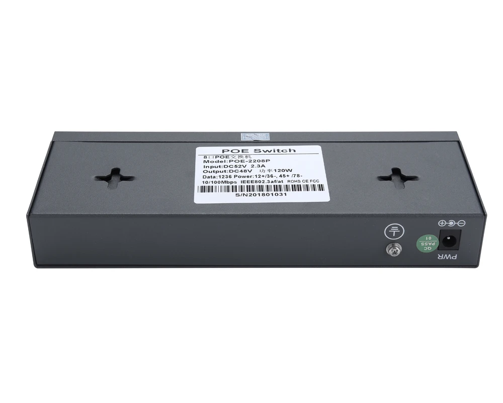 Смарт коммутатор Hamrolte POE 8 каналов IEEE802.3af 10/100 Мбит/с для IP Камеры NVR системы