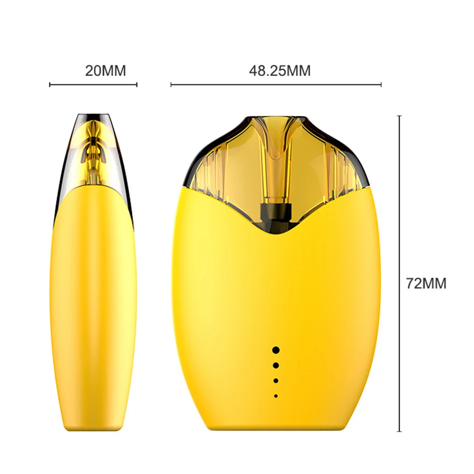 Оригинальная электронная сигарета ALD AMAZE LEMON Vape kit 510 мАч 3 0 мл бак встроенный
