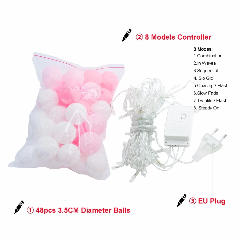 Ball light string L864-48D (1)