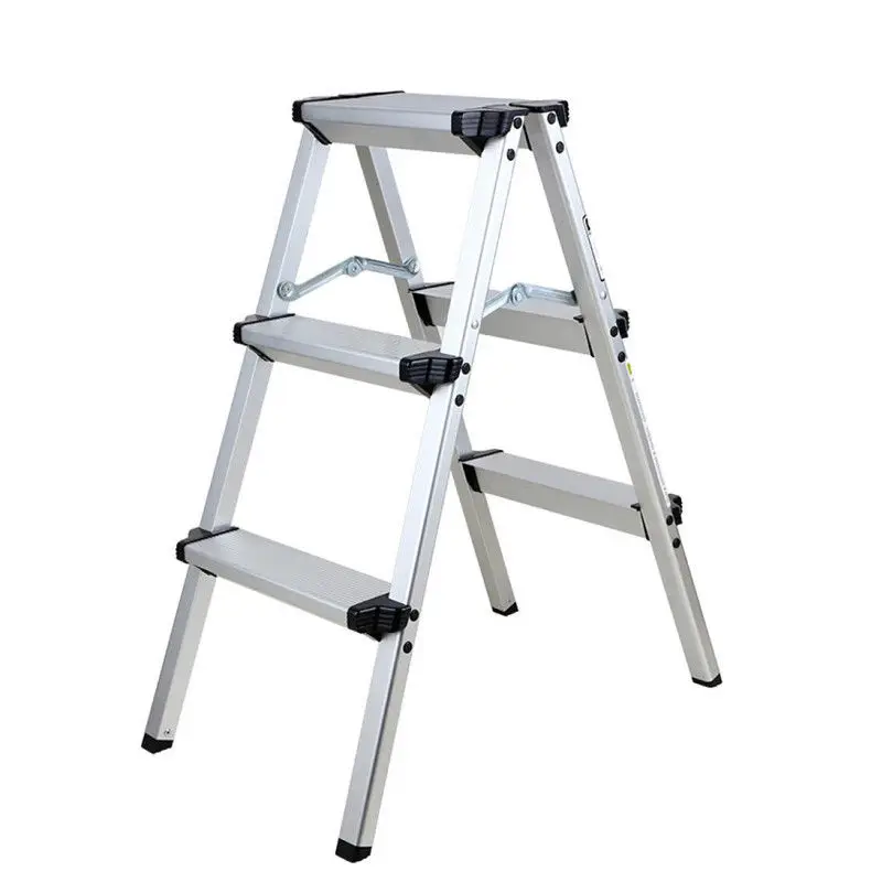 (Доставка из ЕС) лестница из алюминия складной Бытовая Стремянка 150 кг 3 шага шаг стенд
