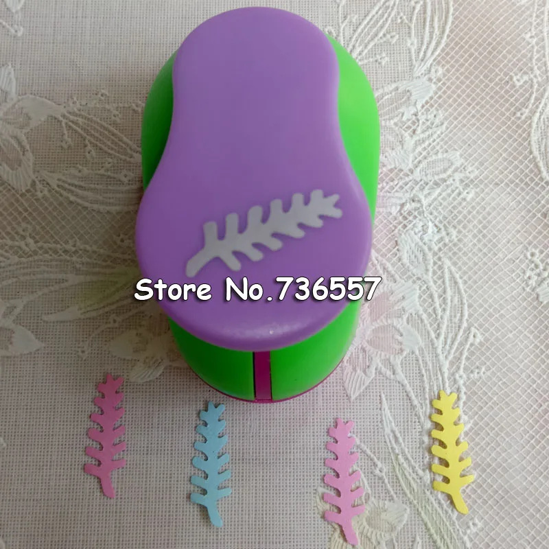 

free ship 1'' leaf eva foam punch child diy craft punch scrapbook paper cutter scrapbooking punches Embosser S2937-8